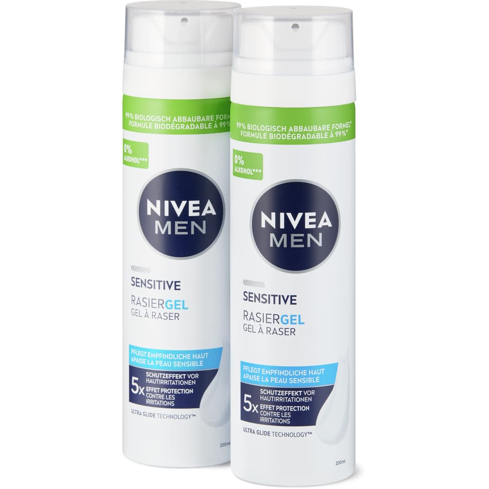 Nivea Men Sensitive Rasiergel 0% Alkohol