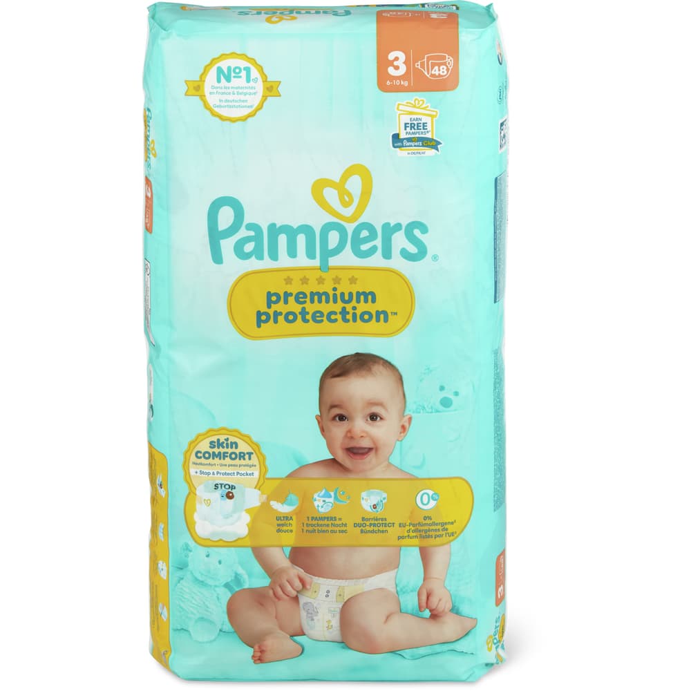 Pampers Premium Protection Windeln Grösse 3, 6-10kg