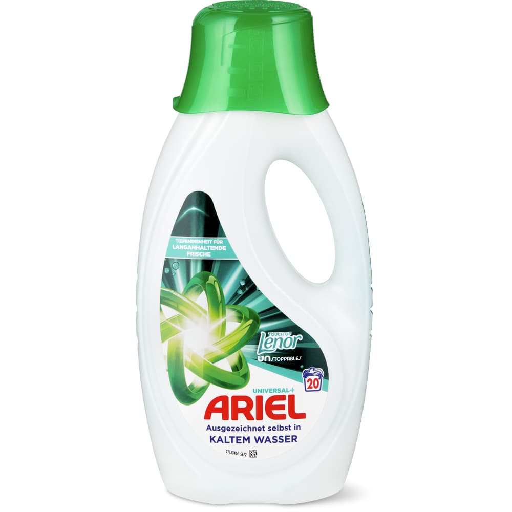 Ariel Universal + Flüssigwaschmittel 20 Waschgänge