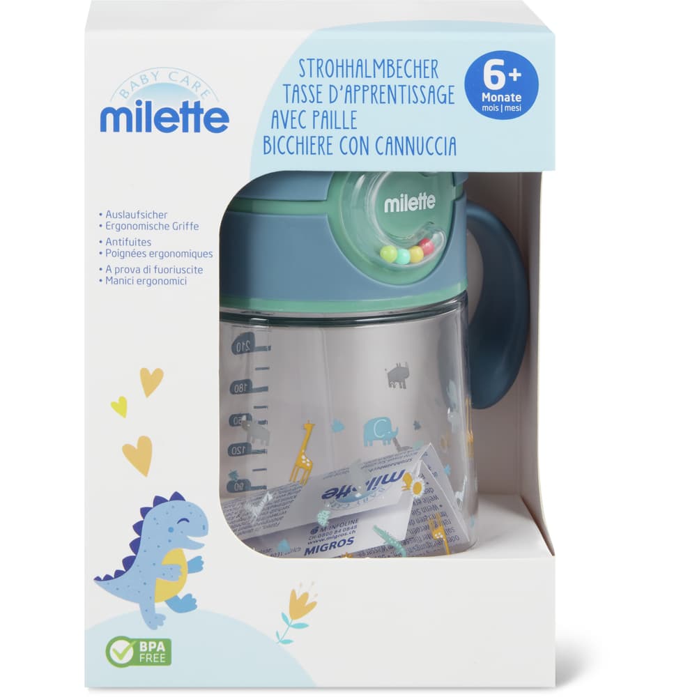 Milette Baby Care Strohhalmbecher 6 M+