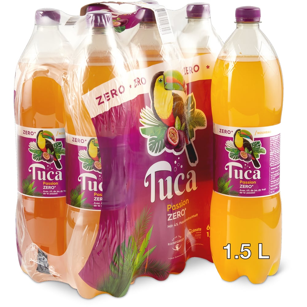 Tuca Zero Tafelwasser Kohlensäurehaltig Passion