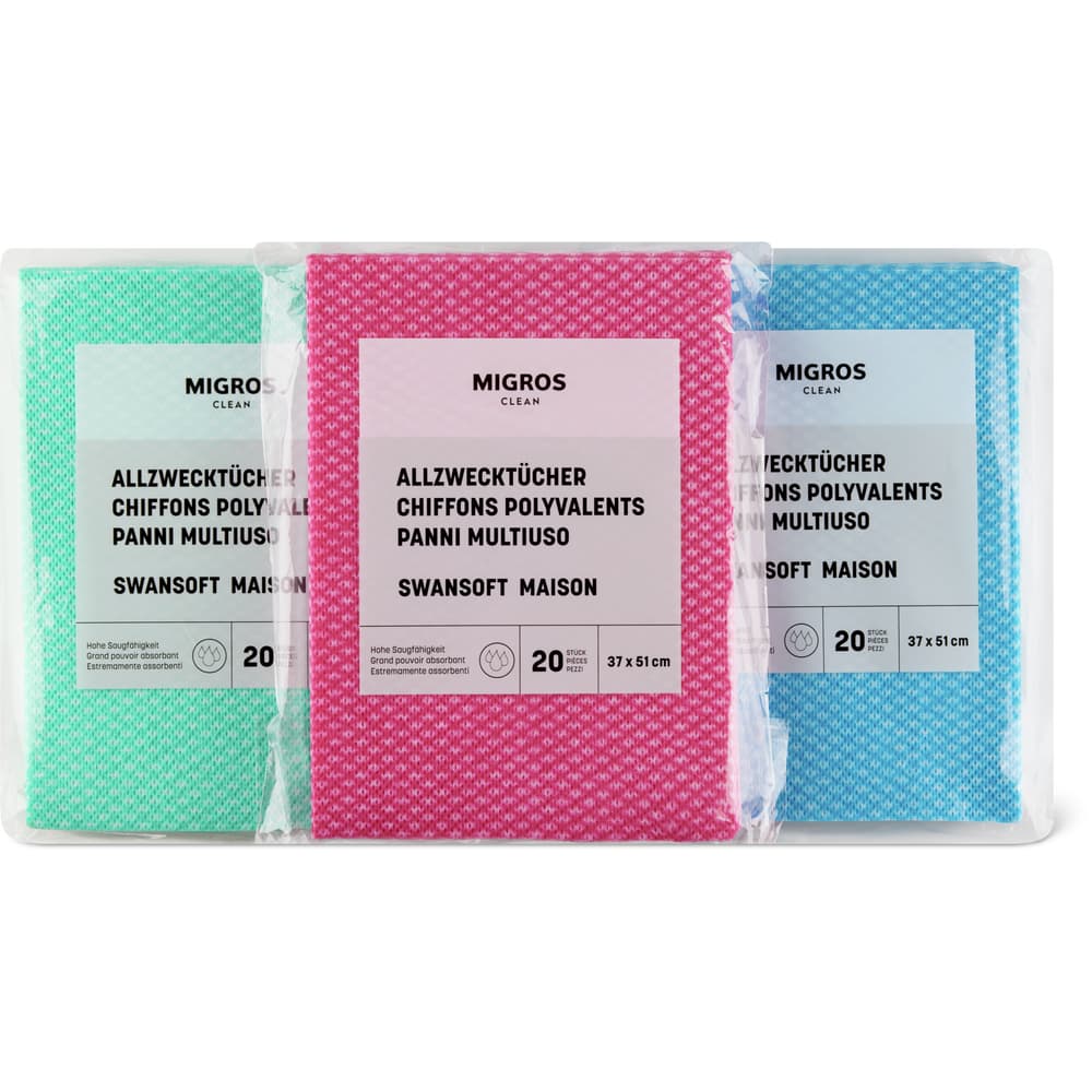 Migros Clean Allzwecktücher 37 x 51 cm