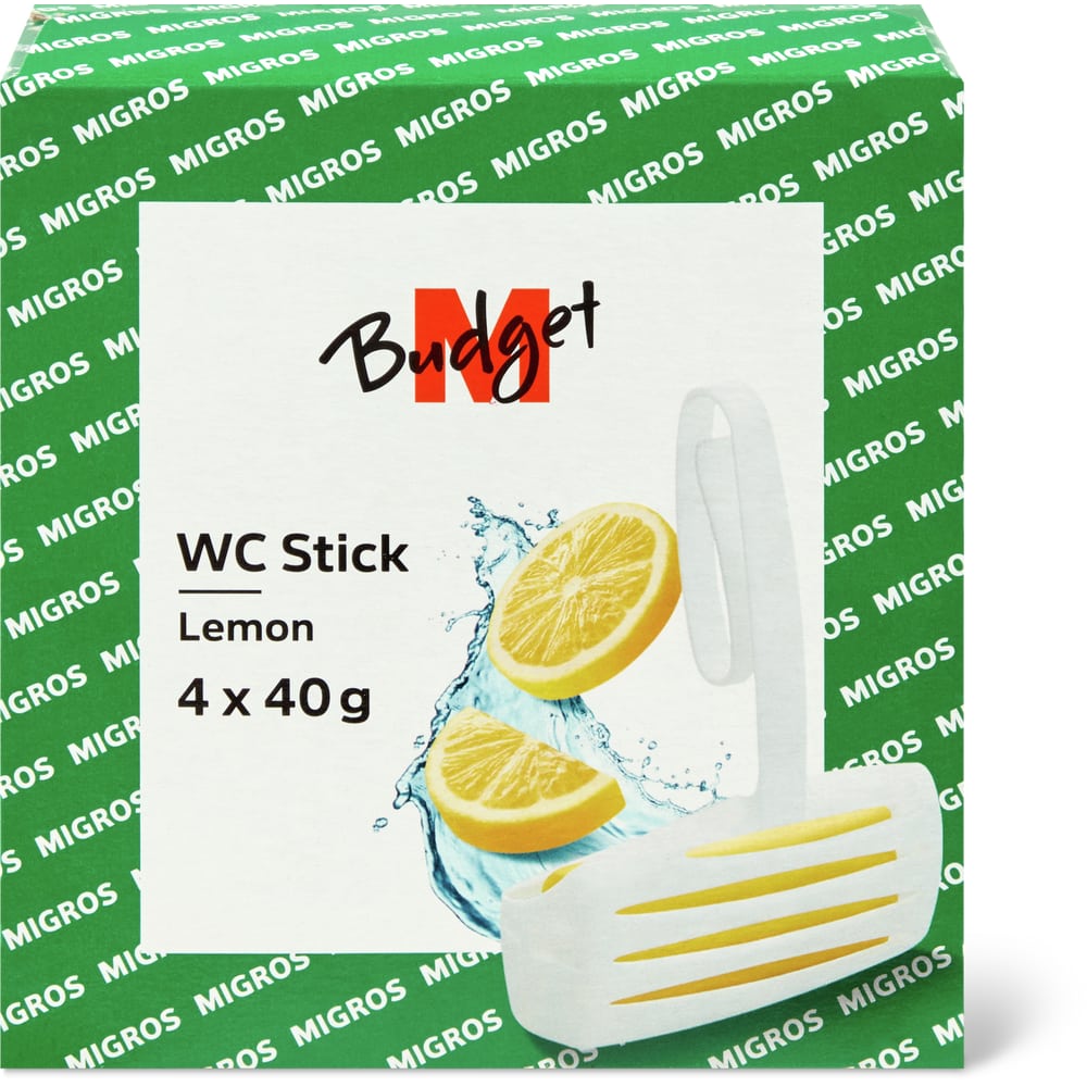 M-Budget WC-Block 4 x 40g, Lemon