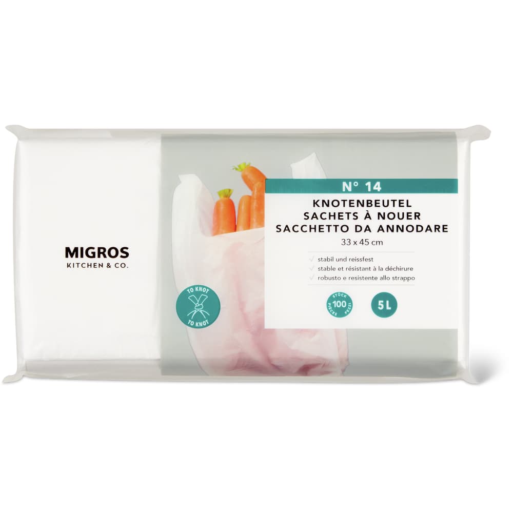 Migros Kitchen & Co. N°14 Knotenbeutel 5l, 45 x 200cm