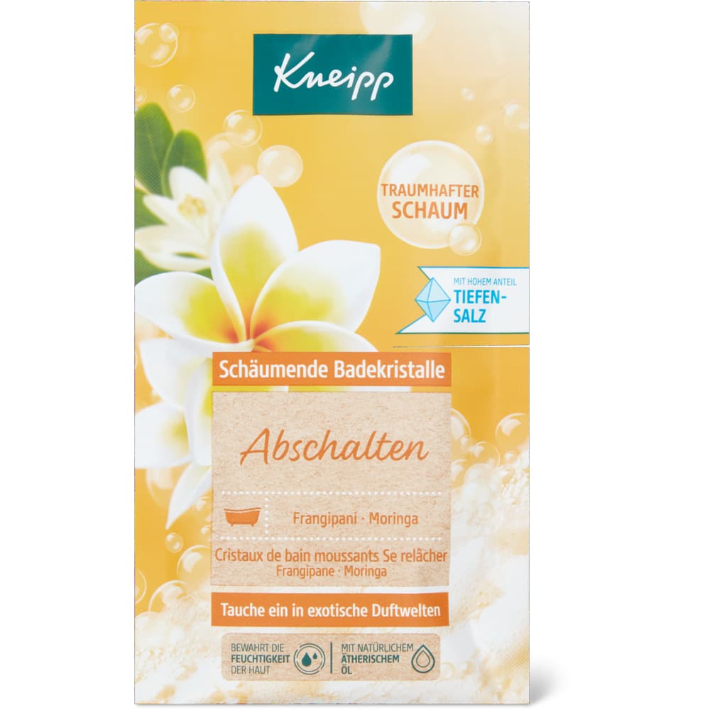 Kneipp Abschalten Badekristalle Frangipani & Moringa