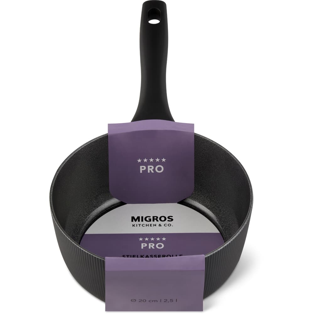 Migros Kitchen & Co. Pro Stielkasserolle Ø 20 cm
