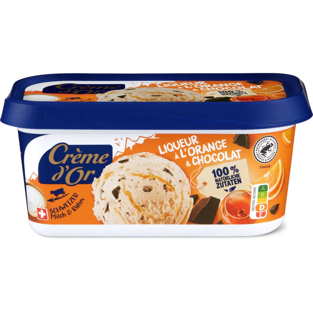 Crème d'Or Rahmglace Orangenlikör & Schokolade