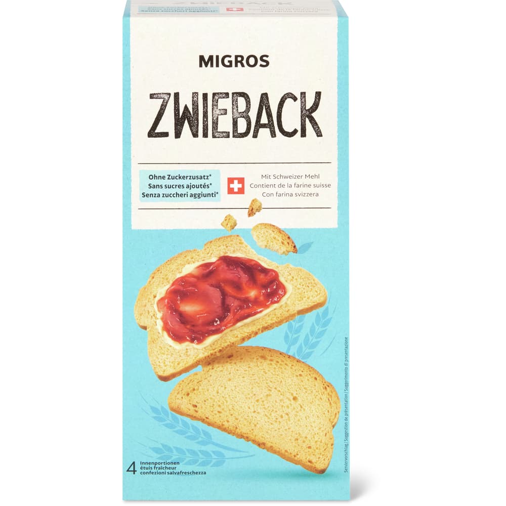 Migros · Rusk · Sugar-Free, no added sugar • Migros