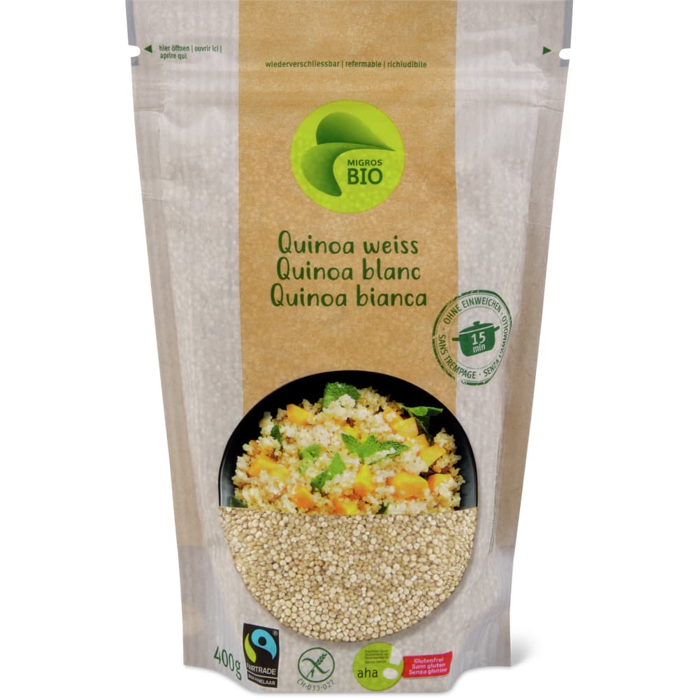 Migros Bio Fairtrade Quinoa Weiss