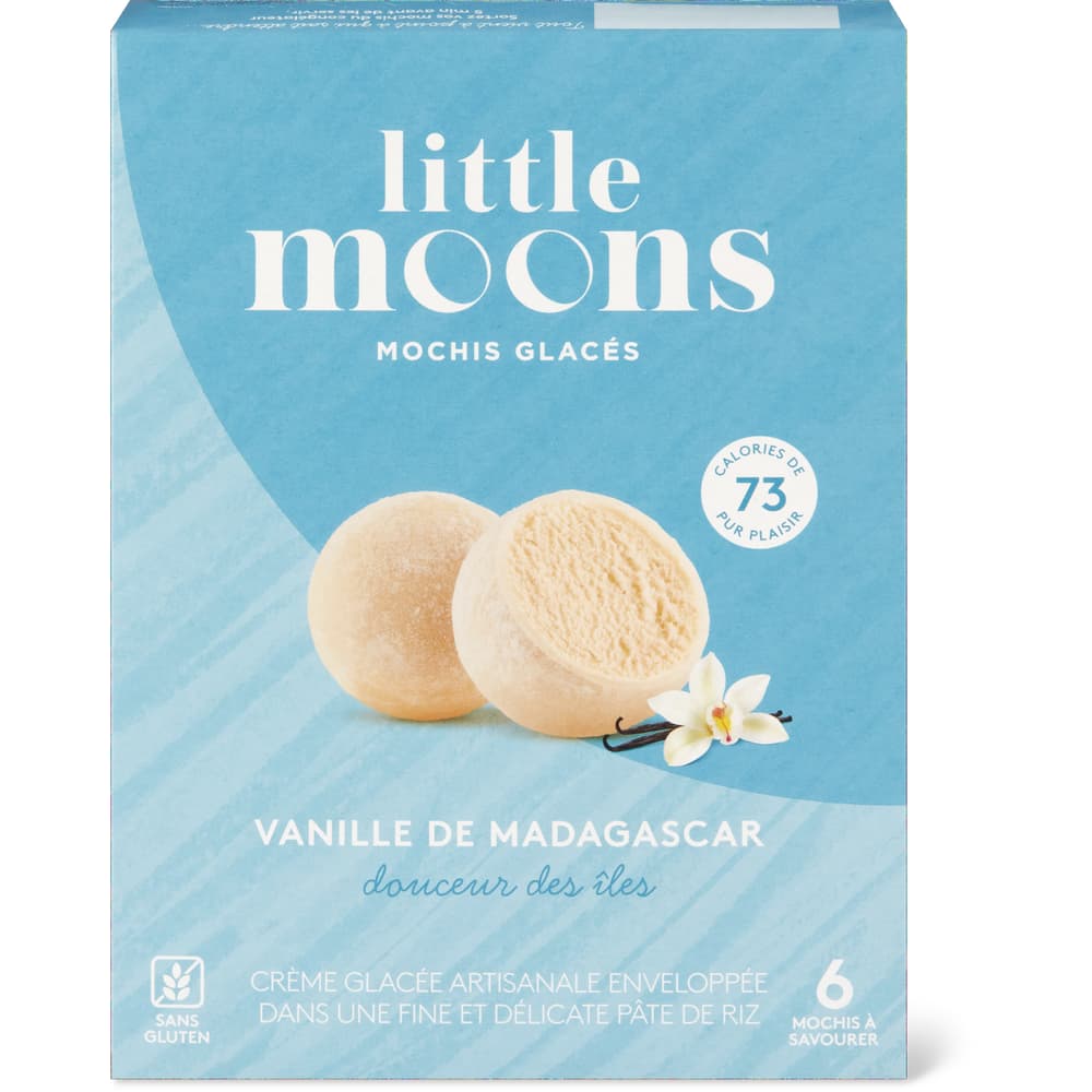 Little moons Gefrorene Mochis Vanille aus Madagaskar
