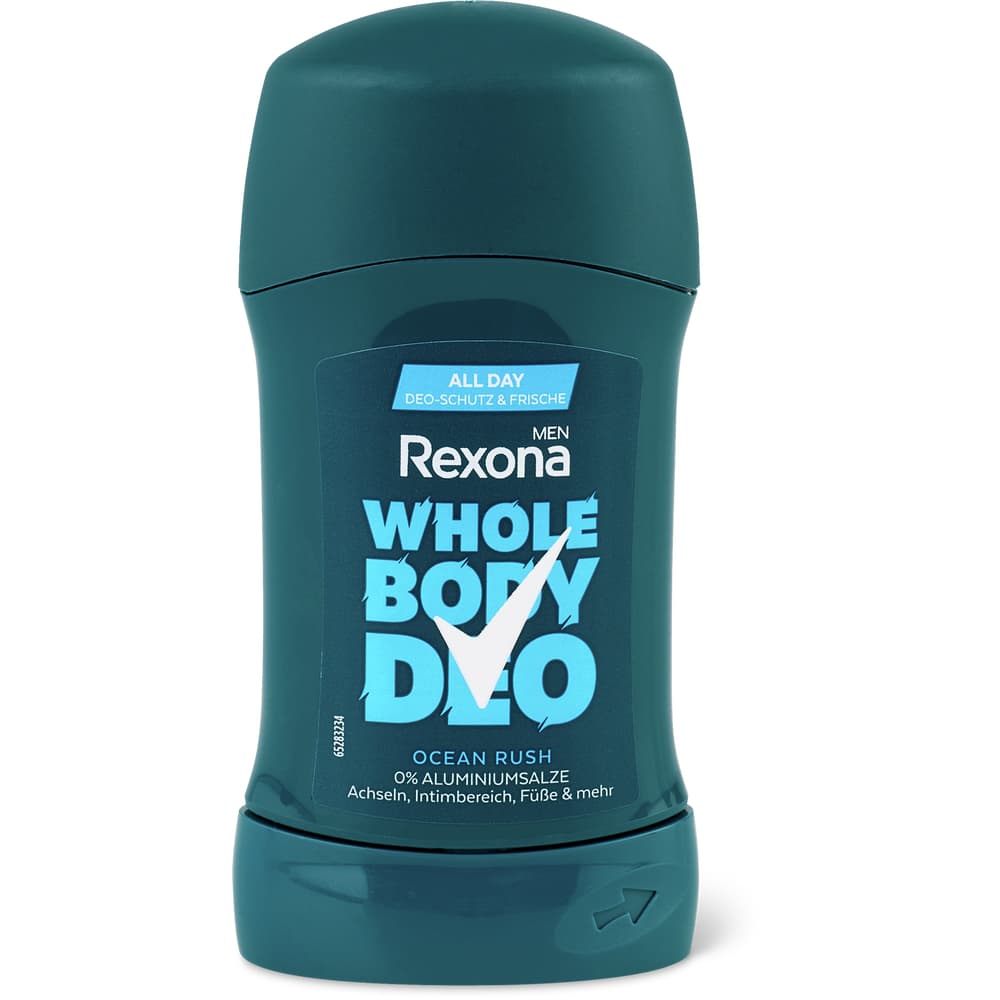 Rexona Men Deo Stick Whole Body Ocean Rush 0% Aluminiumsalze