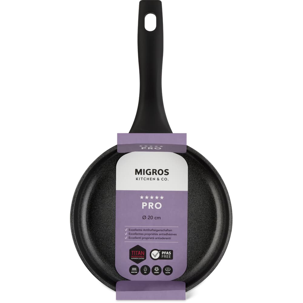 Migros Kitchen & Co. Pro Bratpfanne Ø 20 cm, flach
