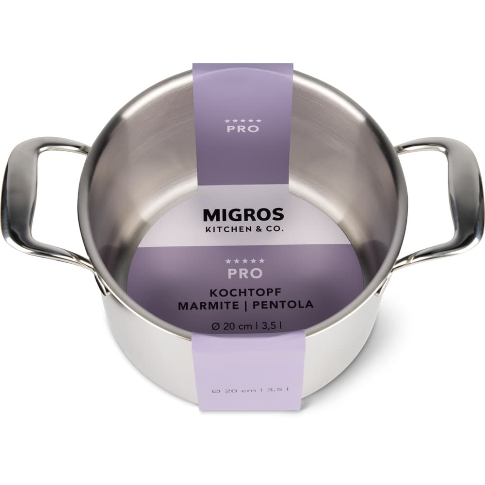Migros Kitchen & Co. Pro Kochtopf Ø 20 cm, 3.5 l