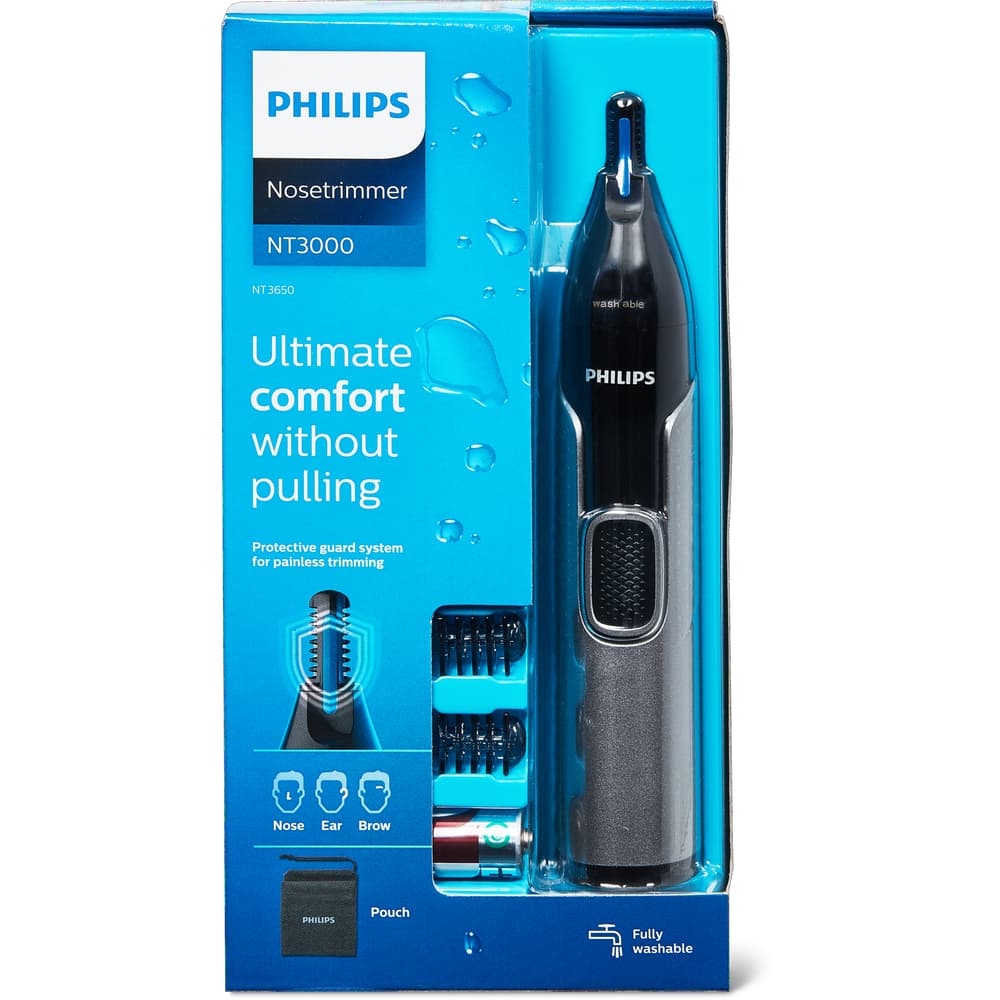 Philips Series 3000 Hygienischer Haarschneider NT 3650, Nase, Ohren & Augenbrauen