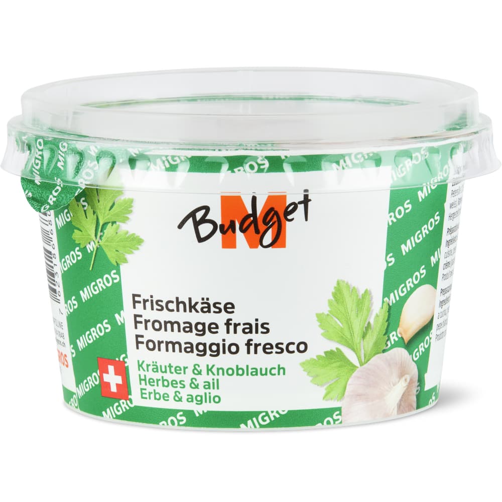 M-Budget Frischkäse Kräuter & Knoblauch