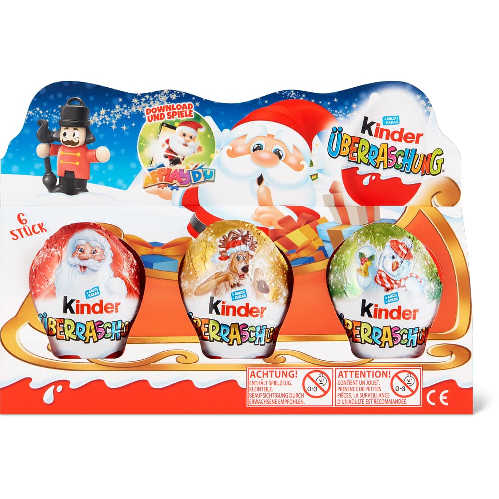 Kinder Schokoladen-Ei Milchschokolade mit Überraschung