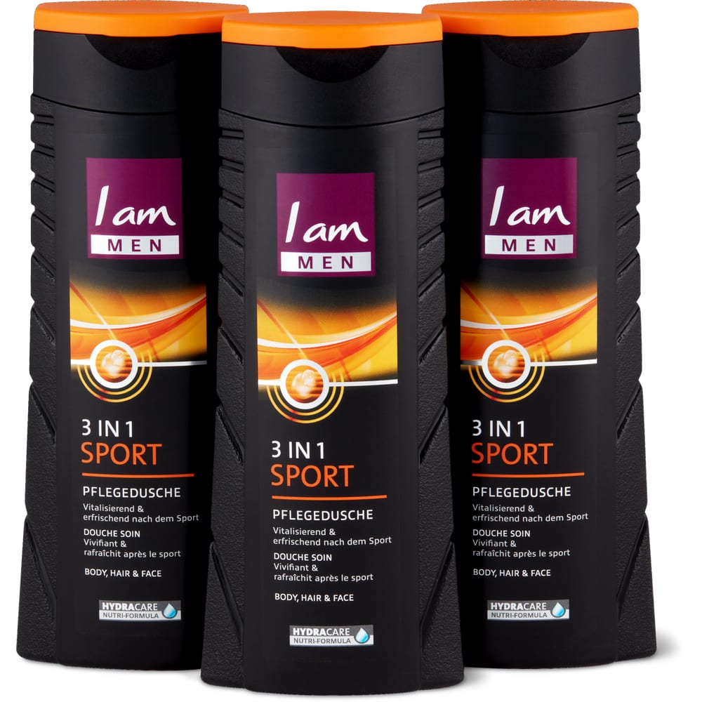 I am Men Pflegedusche 3in1 Sport