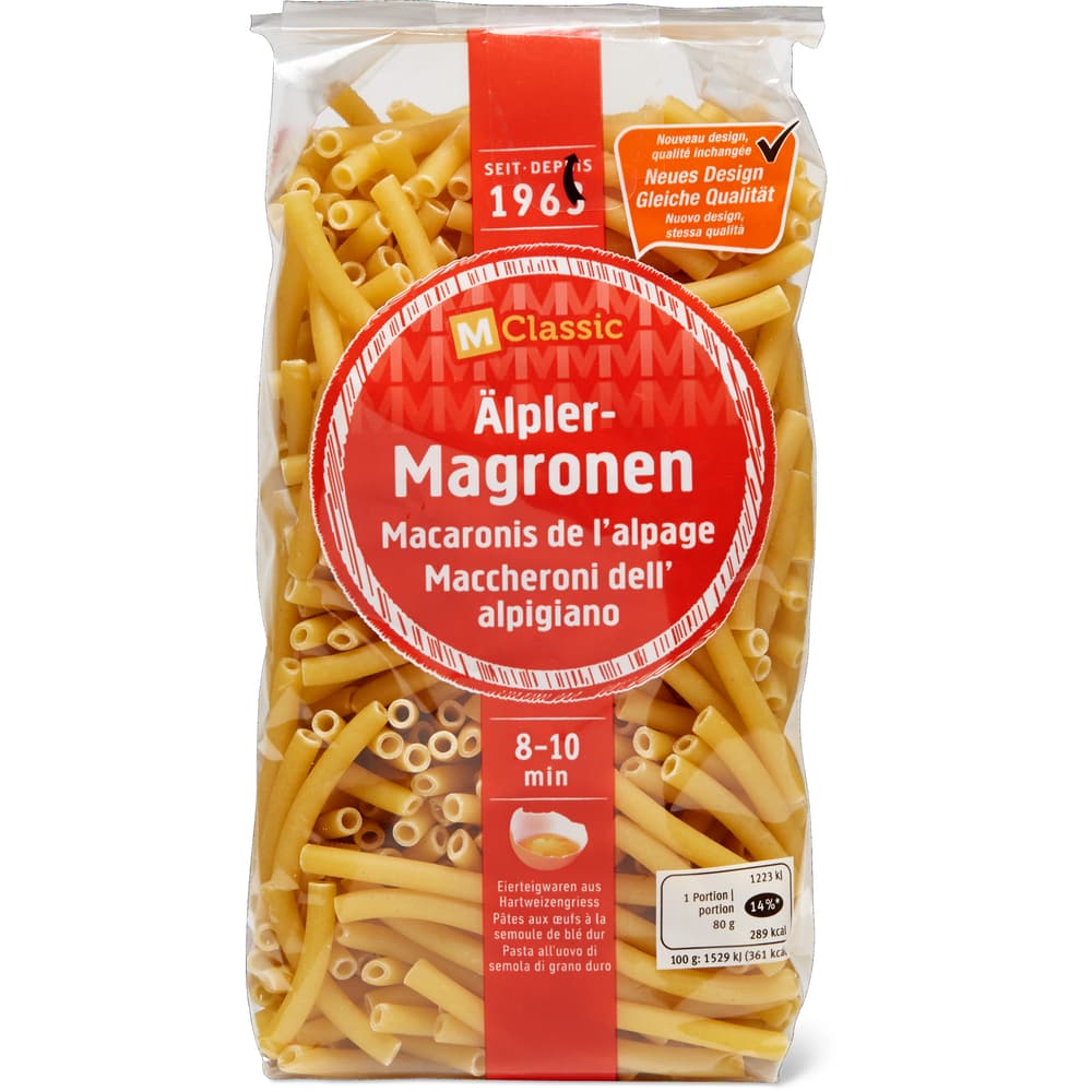 M-Classic Älplermagronen aus Eier