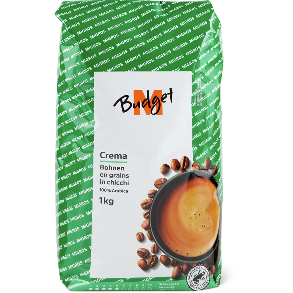 M-Budget Bohnenkaffee Crema - 5/10