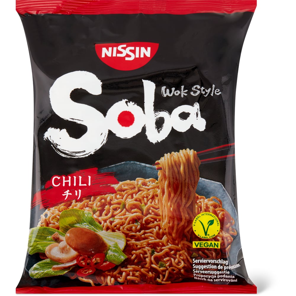 Nissin Soba Instant Noodles Wok Style Chili