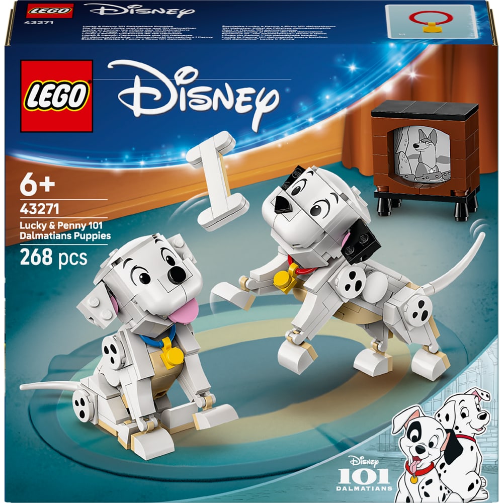 Lego Disney Classic Die Welpen Lucky und Penny aus 101 Dalmatiner 43271