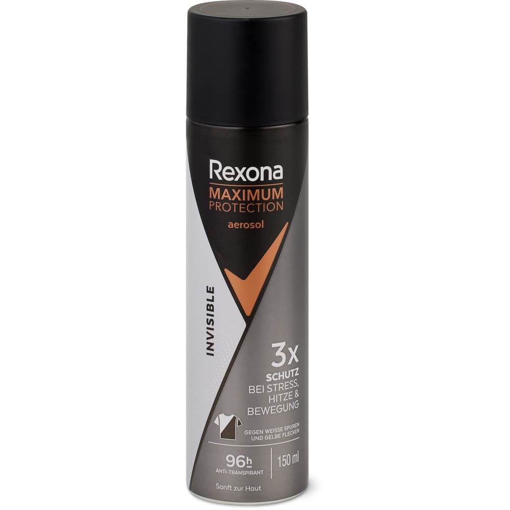Rexona Men Deo Spray Maximum Protection Invisible 96h, Anti-Transpirant