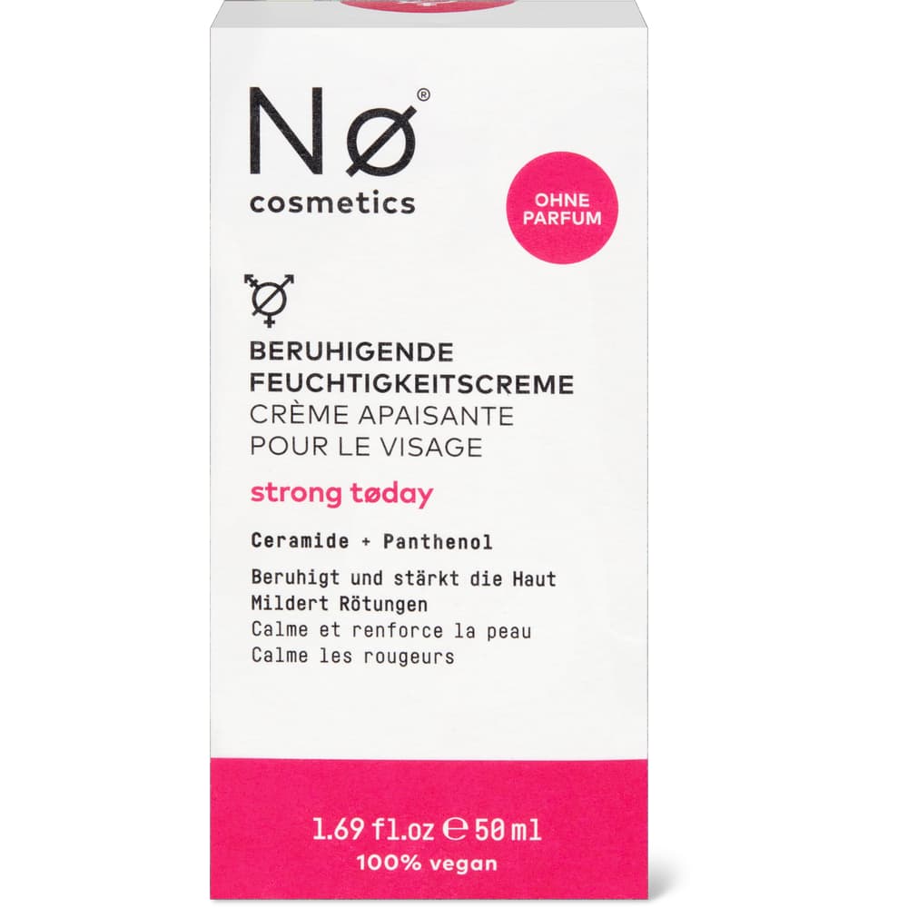 No Cosmetics Strong Today · Soothing face cream · calms and strengthens the skin, soothes