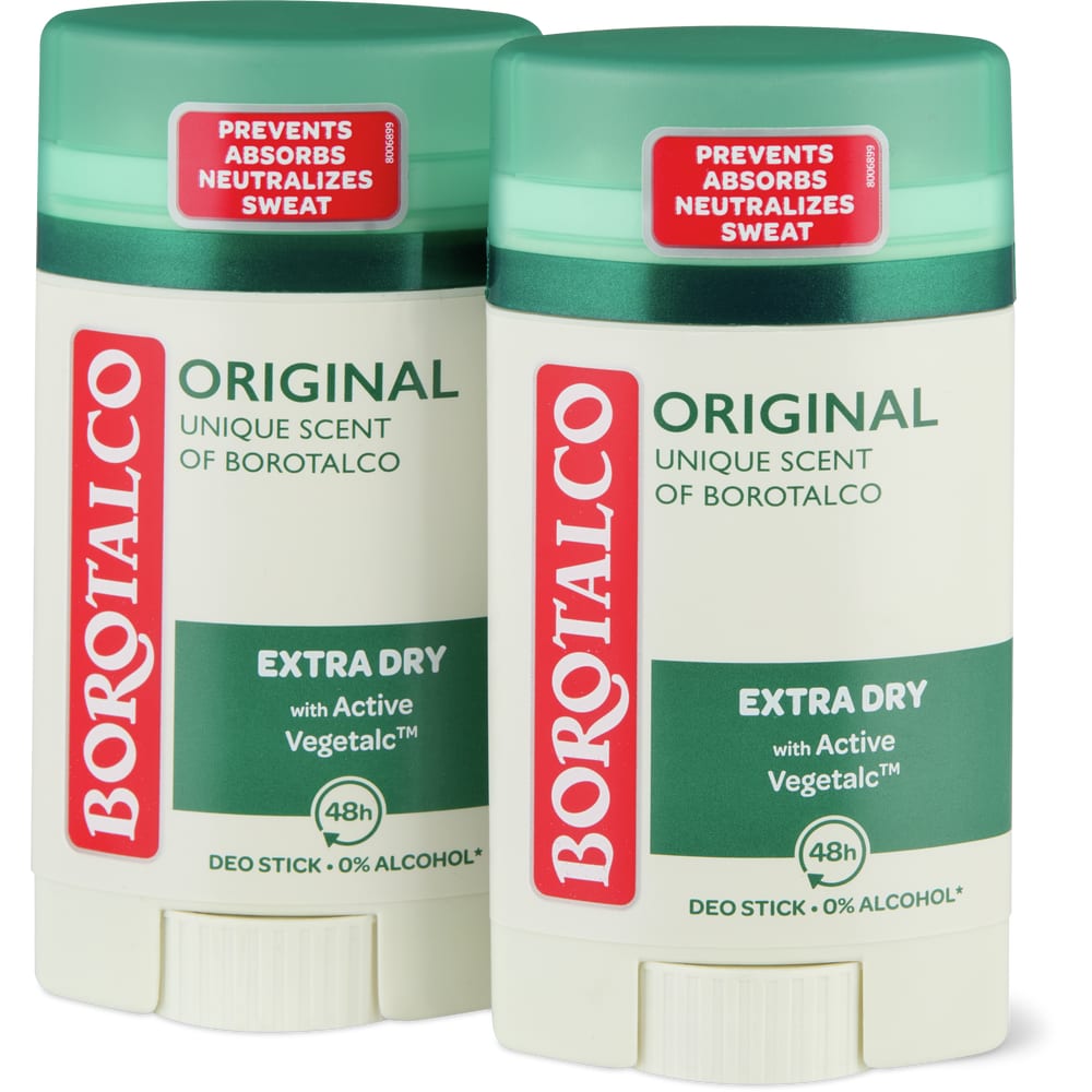 Borotalco Deo Stick Original 48h, 0% Alkohol
