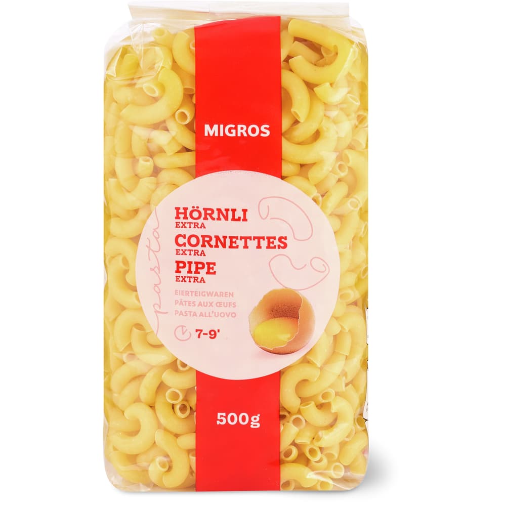Migros Hörnli extra Eierteigwaren