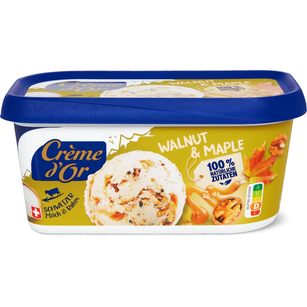 Crème d'Or Rahmglace Walnut & Maple