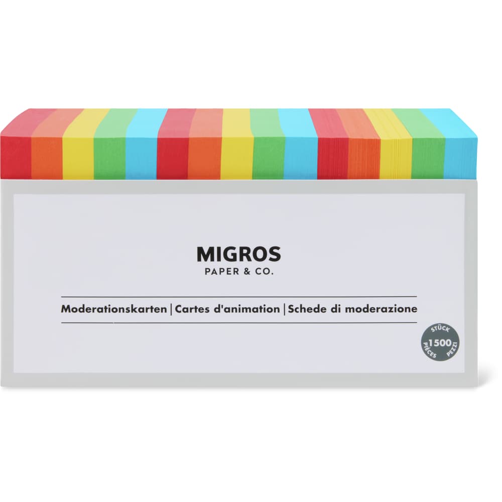 Migros Paper & Co. Moderationskarten