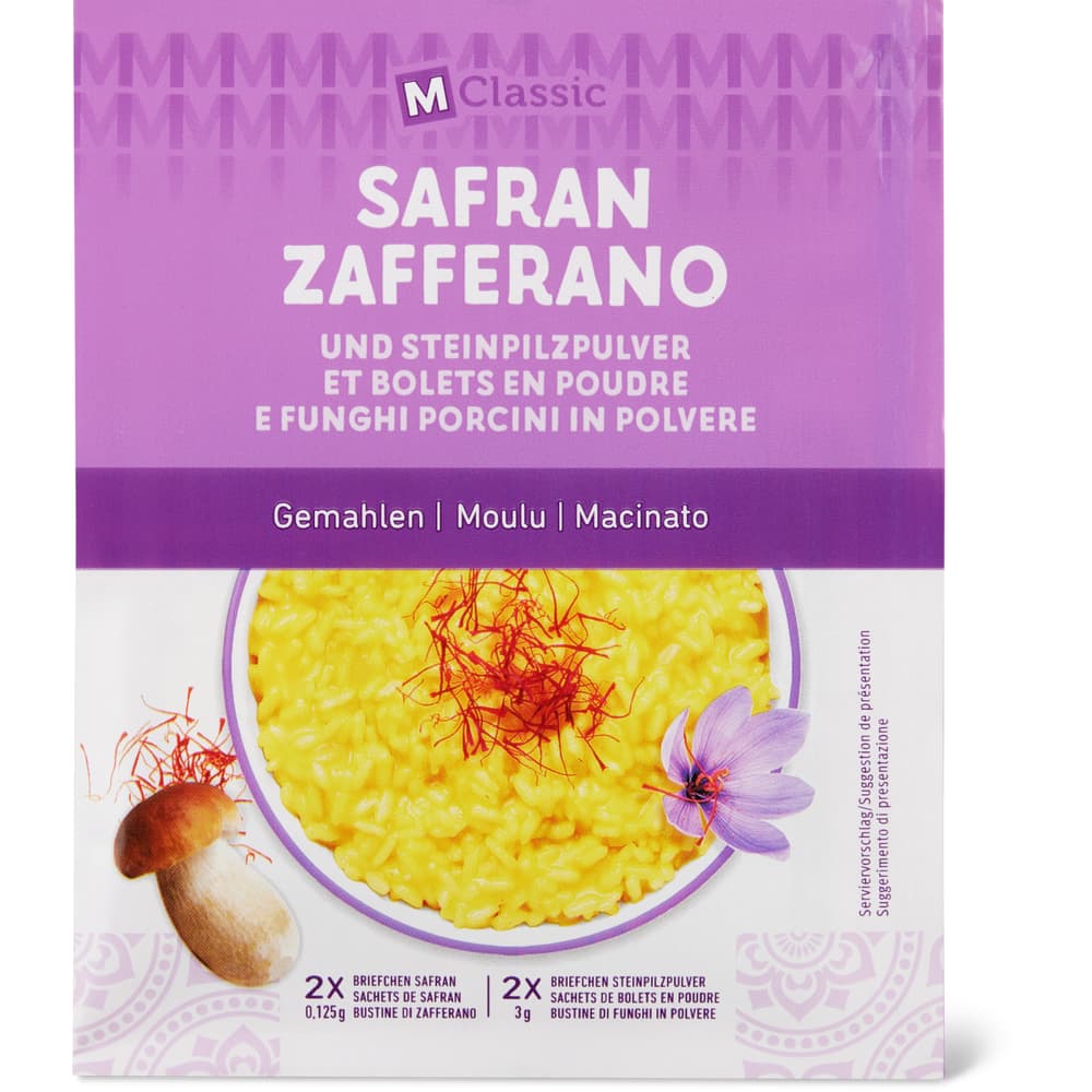 M-Classic Safran gemahlen, mit Steinpilzpulver
