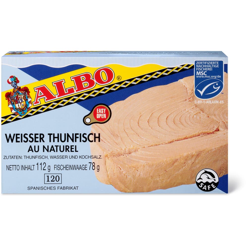 Albo Weisser Thunfisch au naturel