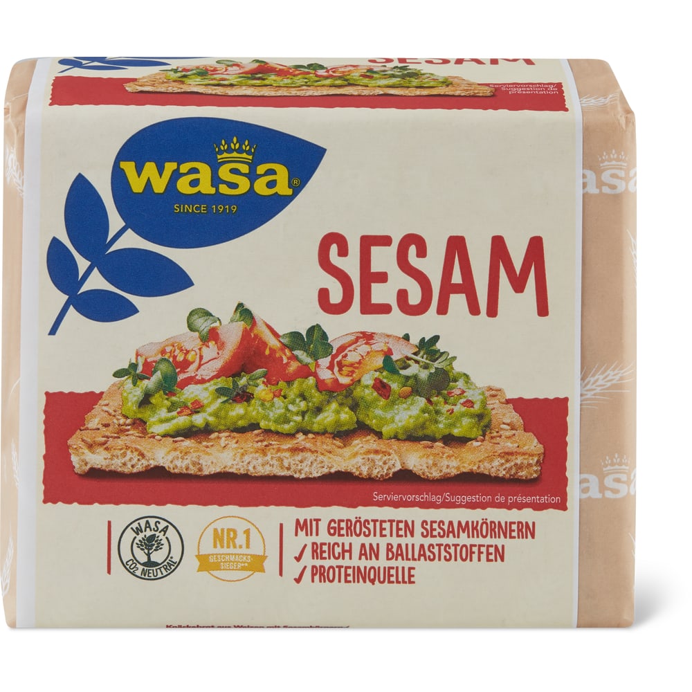 Wasa Knäckebrot SESAM Sésame