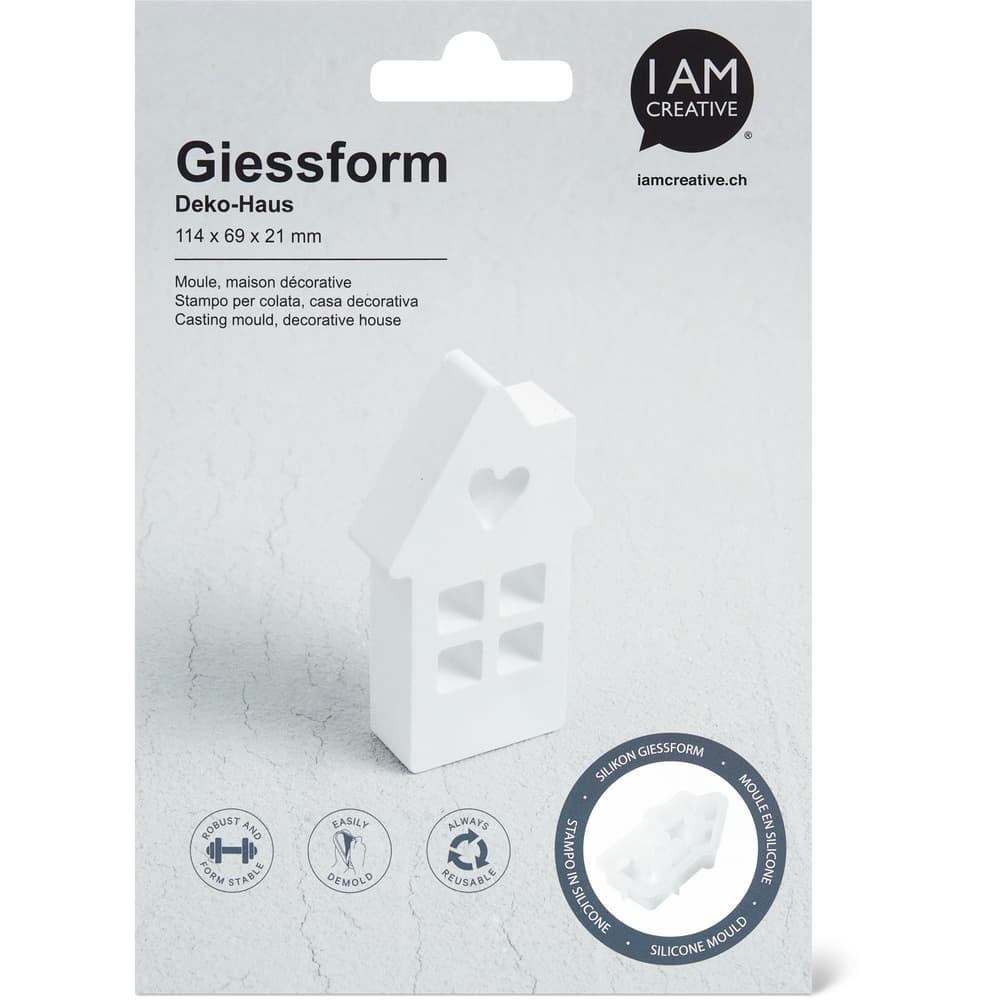 Gieform Silikon Haus