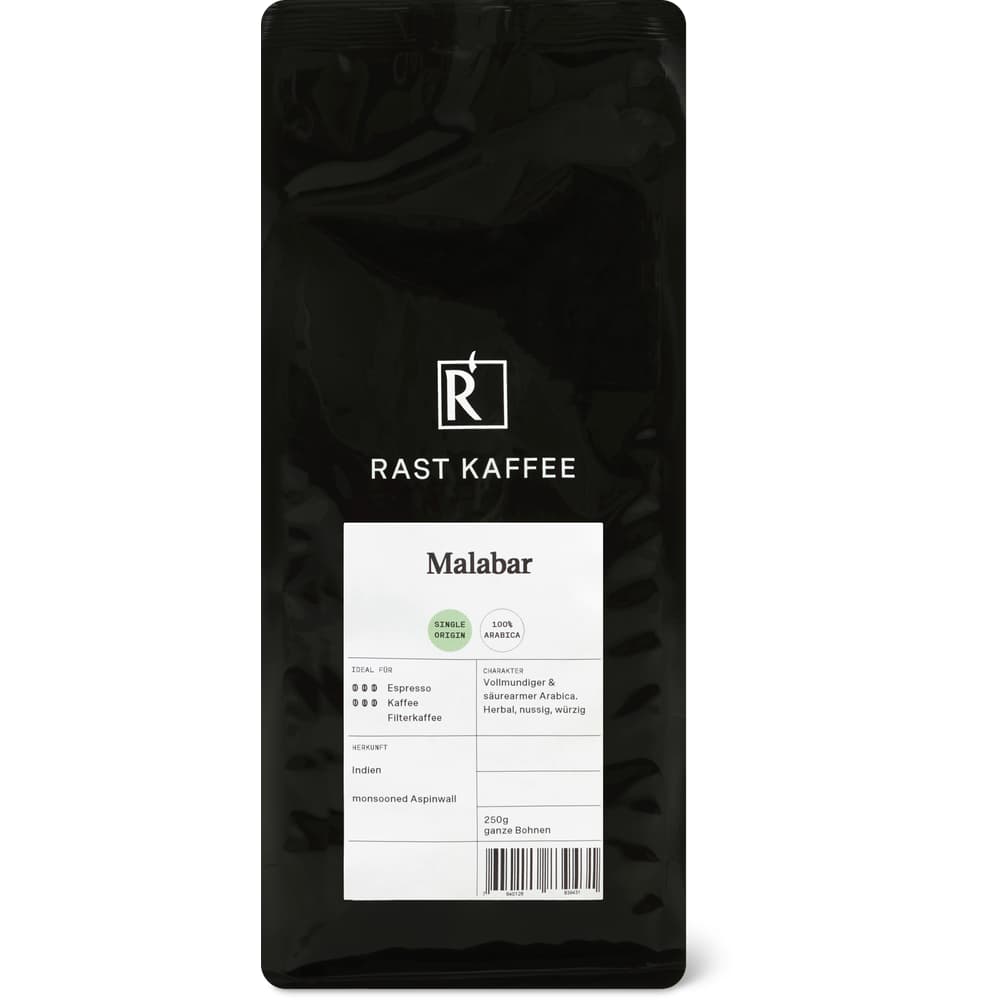 Kaffee Rast Bohnenkaffee Malabar