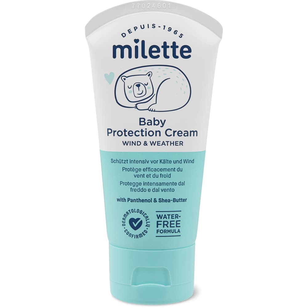 Milette Baby Care Protection Cream Wind&Weather Panthenol,Shea-Butter