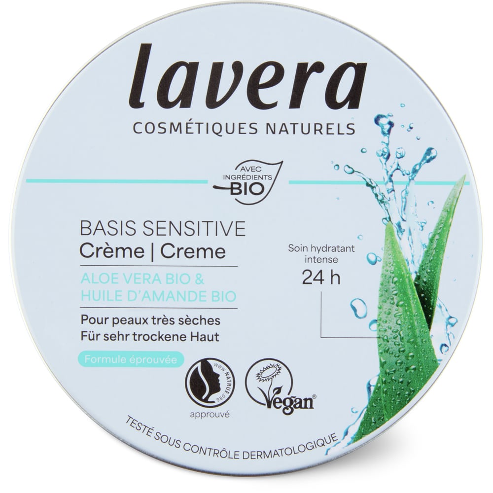 Lavera Basis Sensitiv Creme Aloe Vera & Mandelöl, sehr trockene Haut , vegan
