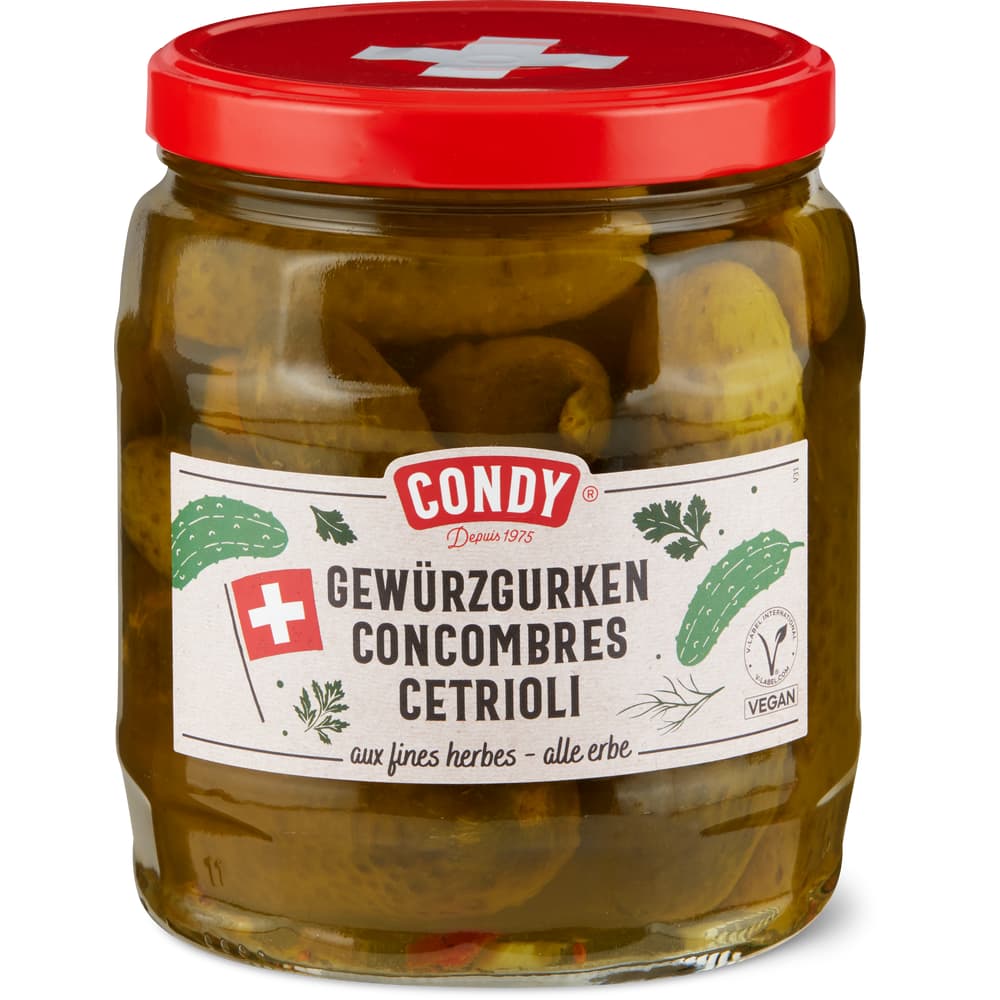 Condy · Concombres suisses · végétalien • Migros