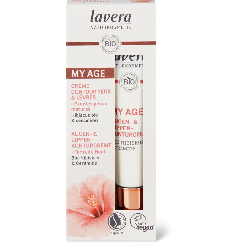 Lavera My Age Augen- & Lippenkonturcreme für reife Haut, vegan