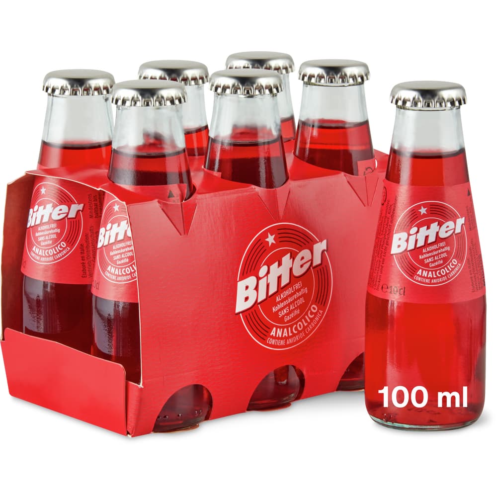 Apéritiv Bitter Alkoholfreier Bitter Kohlensäurehaltig, pasteurisiert