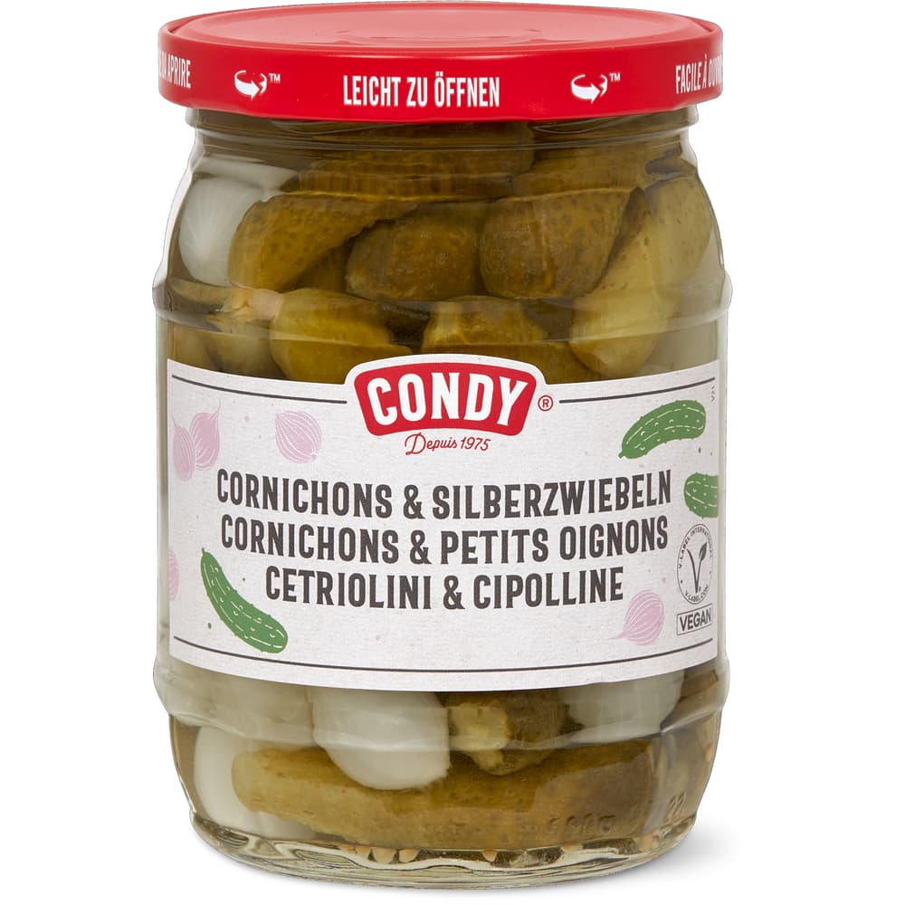 Condy Cornichons-Silberzwiebeln vegan