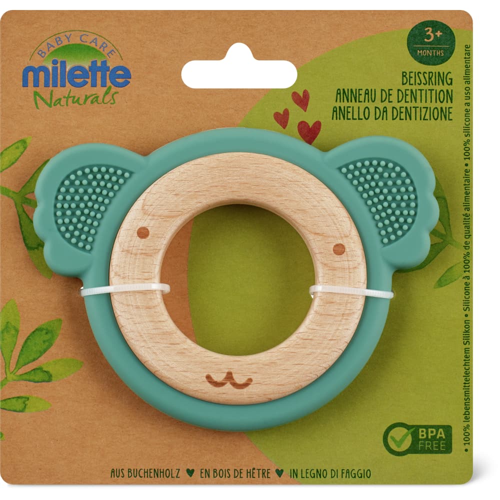 Milette Baby Care Naturals Beissring Ab 3 Monaten