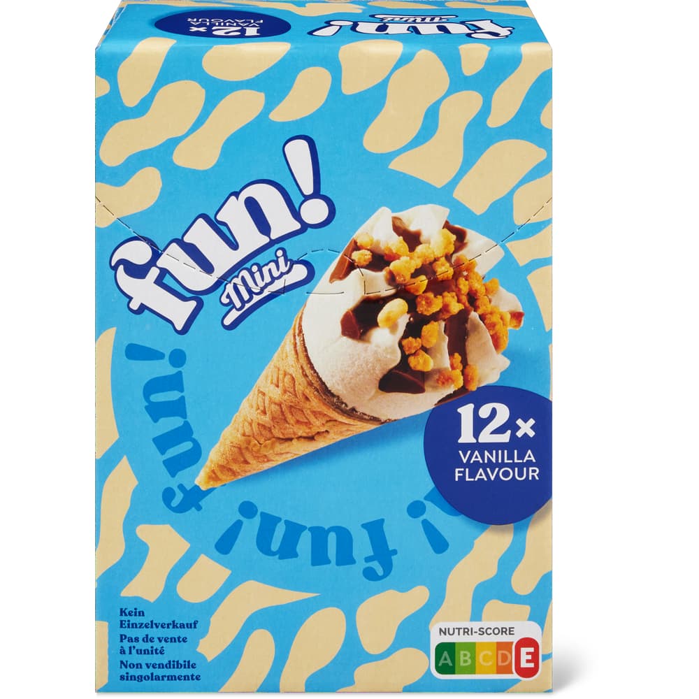 Fun Mini Cornets Vanille