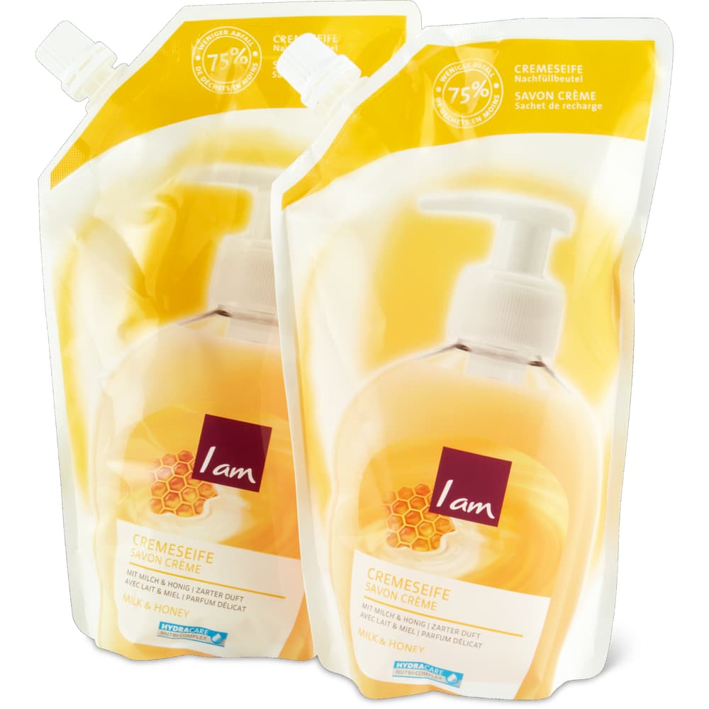I am Cremeseife Milk & Honey, Refill