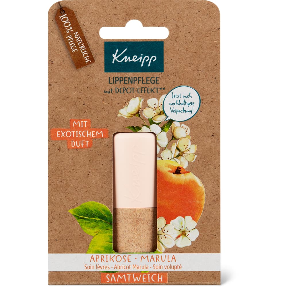 Kneipp Lippenpflege Samtweich Aprikose & Marula