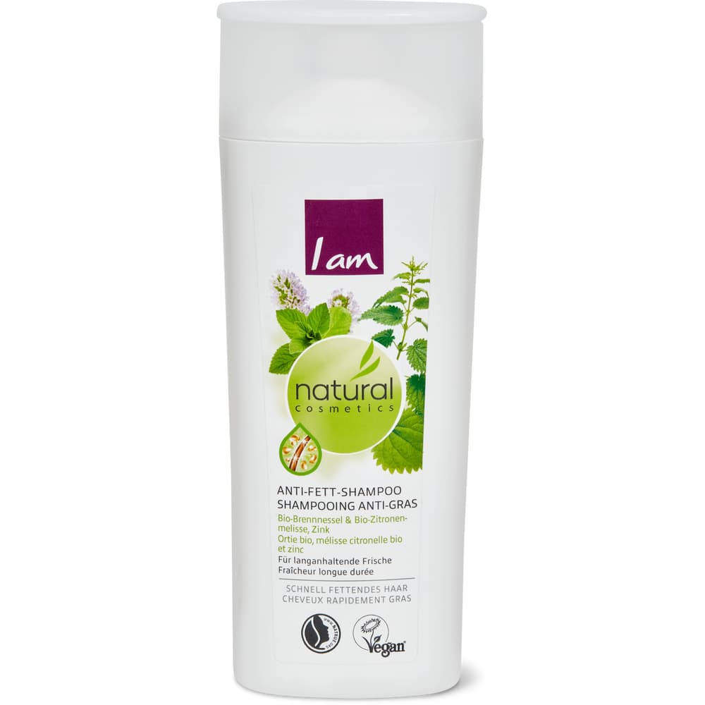 I am natural cosmetics Anti-Fett Shampoo schnell fettendes Haar