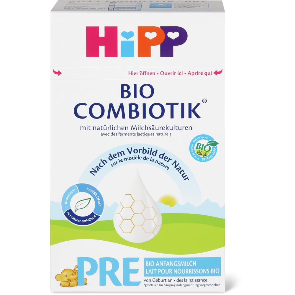 HiPP Bio Combiotik PRE Anfangsmilch Von Geburt an