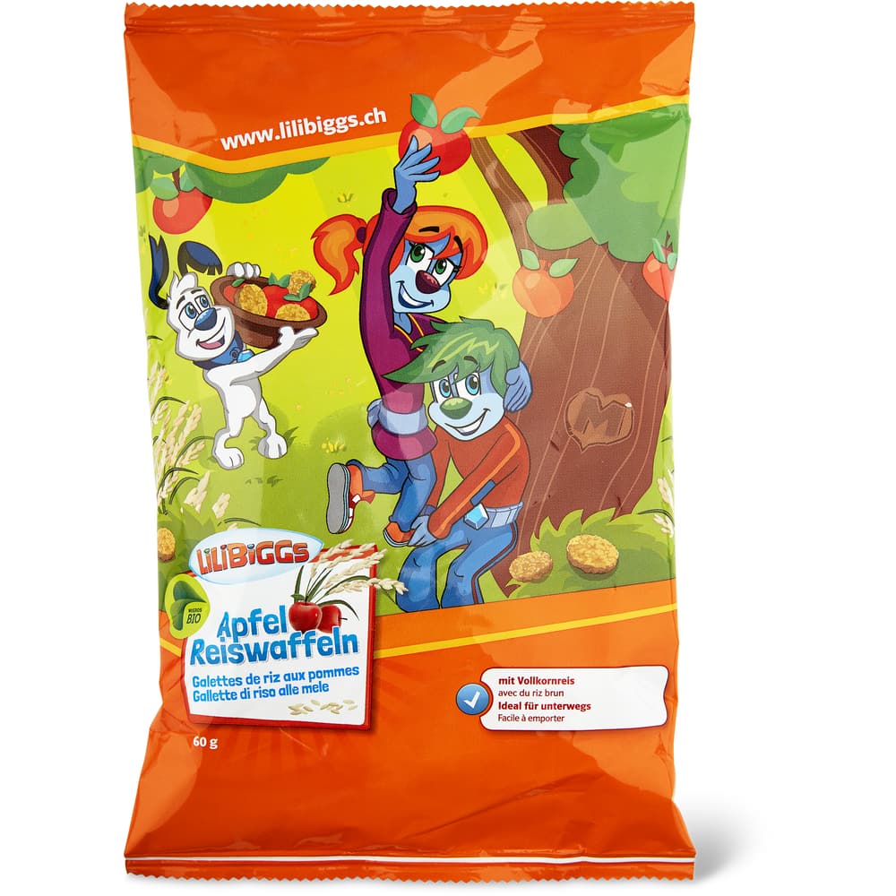 Lilibiggs Reiswaffeln Apfel