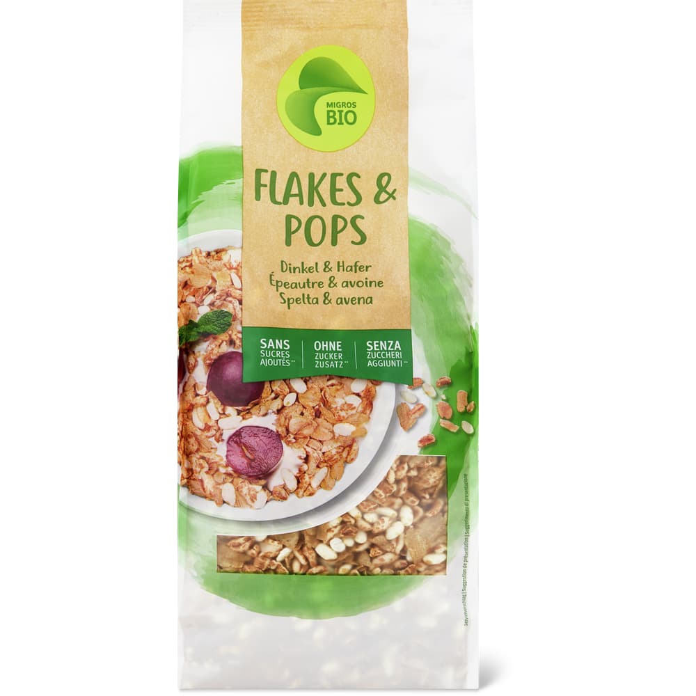 Flakes & Pops Bio, Dinkel & Hafer